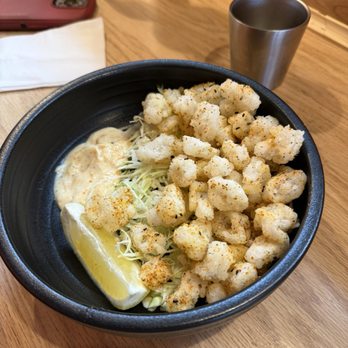 Tatsu Ramen House - Calamari! So fresh and flavorful!!! And quite a big order too! - Ramen Near Me - Crystal Lake, Illinois Tatsu Ramen House - Calamari! So fresh and flavorful!!! And quite a big order too! - Ramen Near Me - Crystal Lake, Illinois