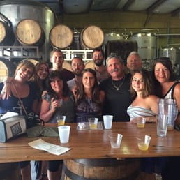 our whole family on the tour with Brent! :)
