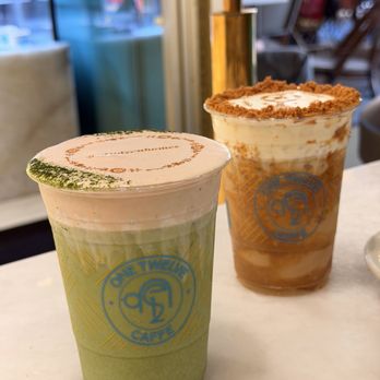 One Twelve Caffe - Banana Matcha Latte, Biscoff Cookie Latte - Coffee & Tea Near Me - Downey, California