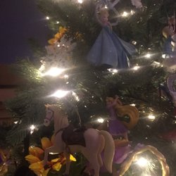 Gretchen's Hallmark - Around the tree, different parts are parts from different Disney movies