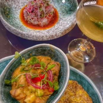 Marmalade - The  red snapper civiche with fresh tostones and the queen snapper toro - Caribbean Near Me - San Juan, Puerto Rico