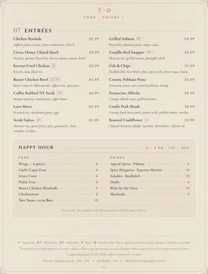 Menu photo 1 Toast & Tonique Newark, CA Menu photo 1 Toast & Tonique Newark, CA