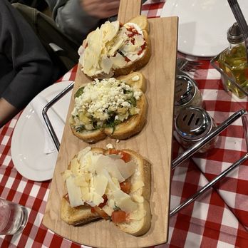 Grimaldi's Pizzeria - Bruschetta trio - Pizza Near Me - Ankeny, Iowa Grimaldi's Pizzeria - Bruschetta trio - Pizza Near Me - Ankeny, Iowa
