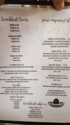 Menu photo 3 El Vaquero Richwood, TX