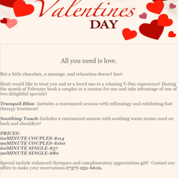 Santi Mind & Body Therapeutics - Sweet Treat Promotion!