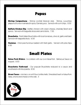 Menu photo 3 The HI Dive Bar Kealakekua, HI