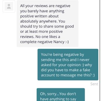 Silver Spoon - I guess "Sarah S." was upset about my review? Instead of replying, "she" blocked me. Tragic. - Italian Near Me - Rochester, Michigan Silver Spoon - I guess "Sarah S." was upset about my review? Instead of replying, "she" blocked me. Tragic. - Italian Near Me - Rochester, Michigan