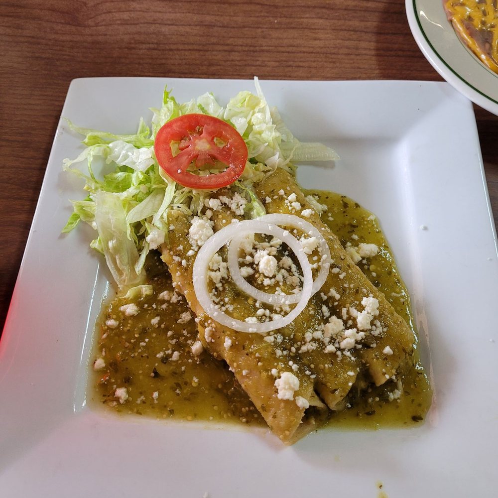 Panchito's - Green enchiladas,  very tasty! - Mexican Near Me - Granbury, Texas