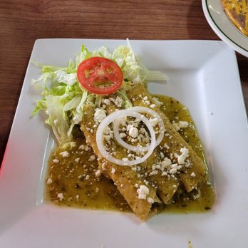 Panchito's - Green enchiladas,  very tasty! - Mexican Near Me - Granbury, Texas