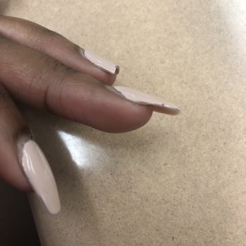 Nail Depot - Note how thin the nail is. Like the technician stated. - Nail Salons Near Me - Boca Raton, Florida Nail Depot - Note how thin the nail is. Like the technician stated. - Nail Salons Near Me - Boca Raton, Florida