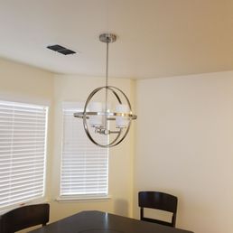 New Chandelier - Thanks Texiera!