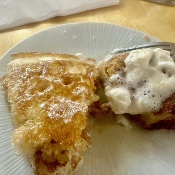 Over Easy - Slice of pancake and French toast - Breakfast & Brunch Near Me - Kailua, Hawaii