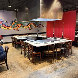 Hibachi Vegetables Dinner Table