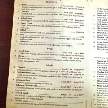 King O Falafel - Menu - Mediterranean Near Me - Kissimmee, Florida King O Falafel - Menu - Mediterranean Near Me - Kissimmee, Florida