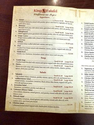 Menu photo 4 King O Falafel Kissimmee, FL Menu photo 4 King O Falafel Kissimmee, FL