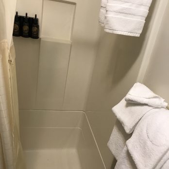 Swift Current Motor Inn - Shower Pine Top.  It is nice, but a little tight on space. - Hotels Near Me - East Glacier Park, Montana