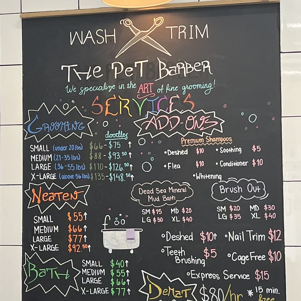 The Pet Barber - Pricing/Services - Pet Groomers Near Me - Houston, Texas The Pet Barber - Pricing/Services - Pet Groomers Near Me - Houston, Texas