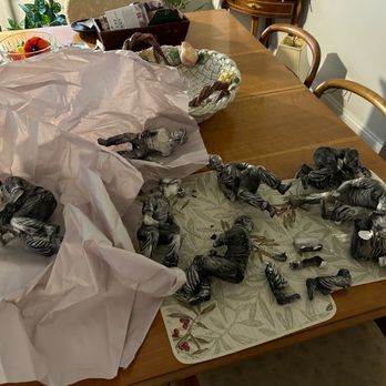 All My Sons Moving & Storage - Broken sculpture - Packing Services Near Me - Savannah, Georgia