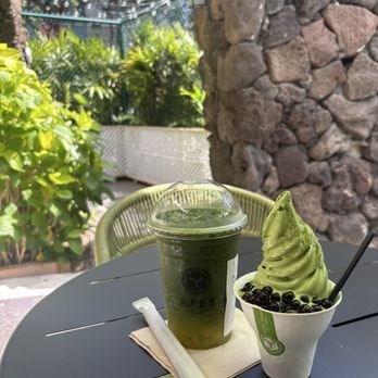 Maruwu Seicha Hawaii - Yuzu soda matcha + matcha soft serve with boba - Tea Rooms Near Me - Honolulu, Hawaii Maruwu Seicha Hawaii - Yuzu soda matcha + matcha soft serve with boba - Tea Rooms Near Me - Honolulu, Hawaii