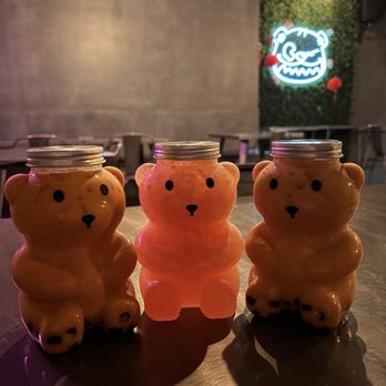 Boba Bear - Thai tea with boba and watermelon green tea - Hookah Bars Near Me - Rowland Heights, California