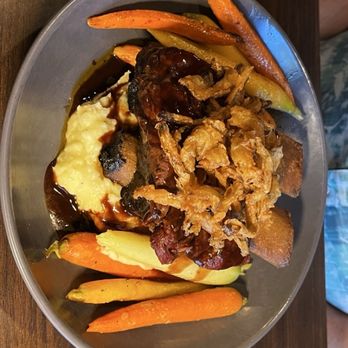 The Oaks Lakeside Kitchen - Short Rib - hold the spinach - Southern Near Me - Hiawassee, Georgia