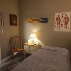 Massage Therapy By Naomi - An inviting massage room. Don't you wish you were there?