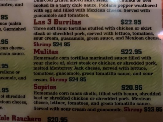 Menu photo 2 La Hacienda Real Beaverton, OR