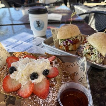 Happy Cat Eats - Korean Chicken sandwich - Burgers Near Me - Santa Barbara, California Happy Cat Eats - Korean Chicken sandwich - Burgers Near Me - Santa Barbara, California