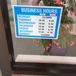T & K Tailors - Business hours