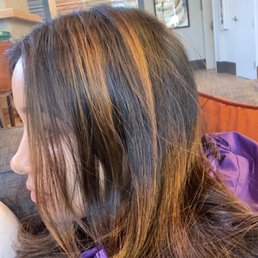 Here you can clearly see how ugly and brassy my highlights look Here you can clearly see how ugly and brassy my highlights look