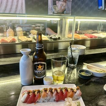 Sukai - Sake bomb & Pacifica roll - Teppanyaki Near Me - Friant, California