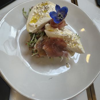 Solera - Started with the burrata appetizer with exceptional homemade pesto!! Yum!! - New American Near Me - Seal Beach, California Solera - Started with the burrata appetizer with exceptional homemade pesto!! Yum!! - New American Near Me - Seal Beach, California