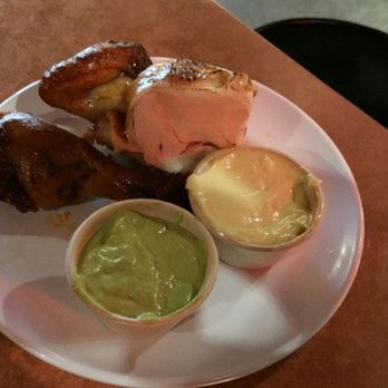 Pollo Bravo - Quarter chicken with aoili and green goddess sauce - Tapas/Small Plates Near Me - Portland, Oregon
