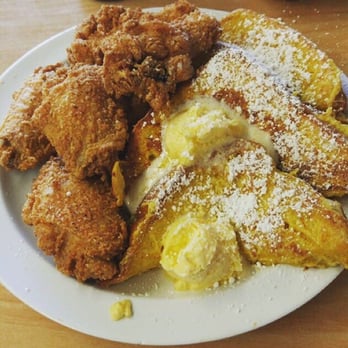 The Serving Spoon - I preferred French toast here instead of waffles! Nice mix of crispy and fluffy bread - Breakfast & Brunch Near Me - Inglewood, California