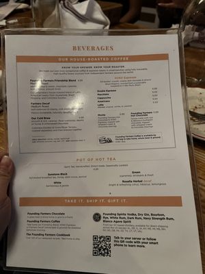 Menu photo 1 Founding Farmers Tysons Tysons, VA