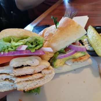 Colonial Diner - Grilled Chicken Sandwich w/ provolone & avocado - $10.25 - DRY! - New American Near Me - East Brunswick, New Jersey Colonial Diner - Grilled Chicken Sandwich w/ provolone & avocado - $10.25 - DRY! - New American Near Me - East Brunswick, New Jersey