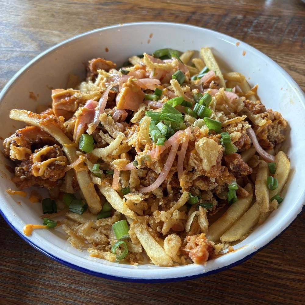 BrewDog Franklinton - Korean Loaded Fries - Burgers Near Me - Columbus, Ohio BrewDog Franklinton - Korean Loaded Fries - Burgers Near Me - Columbus, Ohio