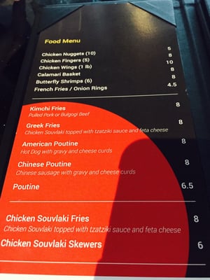 Menu photo 1 Le Cue Lounge Markham, ON