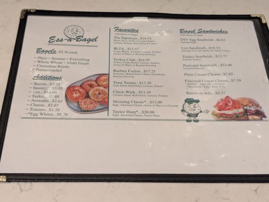 Menu photo 1 Ess A Bagels Newark, NJ Menu photo 1 Ess A Bagels Newark, NJ
