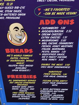 Menu photo 6 Ike's Love & Sandwiches Dublin, CA Menu photo 6 Ike's Love & Sandwiches Dublin, CA
