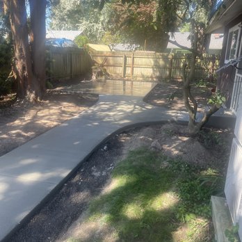 Hometown Concrete - Concrete shed and walkway - Masonry/Concrete Near Me