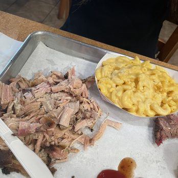 Malibu Grill & BBQ - Pulled pork plate. More chopped than pulled - Barbeque Near Me - San Jose, California