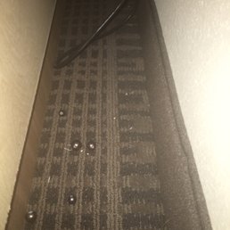 Broken fake pearl necklace found in our room