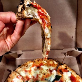 Cane Rosso - Margherita slice. Not crispy at all and very floppy. - Italian Near Me - Dallas, Texas Cane Rosso - Margherita slice. Not crispy at all and very floppy. - Italian Near Me - Dallas, Texas