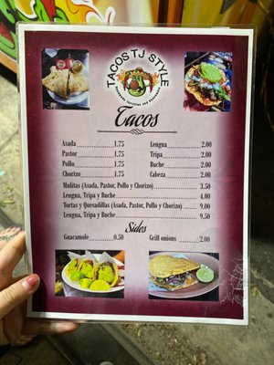 Menu photo 6 Tacos TJ Style Garden Grove, CA