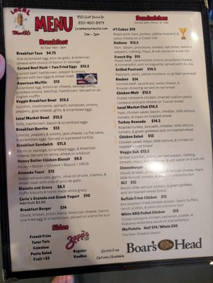 Menu photo 1 The Local Market Destin, FL Menu photo 1 The Local Market Destin, FL