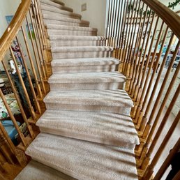 This carpet was installed in 1999, and hasn't been cleaned in maybe 5 years. Looks great again! This carpet was installed in 1999, and hasn't been cleaned in maybe 5 years. Looks great again!