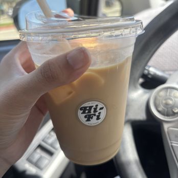 Hi-Fi Espresso - iced lavender latte - Coffee & Tea Near Me - Redondo Beach, California Hi-Fi Espresso - iced lavender latte - Coffee & Tea Near Me - Redondo Beach, California