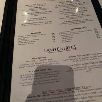 USS Nemo Restaurant - Menu - Asian Fusion Near Me - Naples, Florida USS Nemo Restaurant - Menu - Asian Fusion Near Me - Naples, Florida
