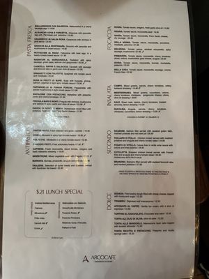 Menu photo 5 Arco Cafe New York, NY